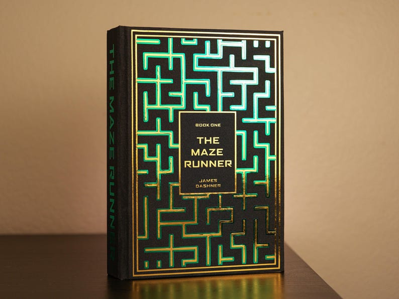 The Maze Runner by James Dashner Rebind | Special Custom Edition | Handmade Rebound Book