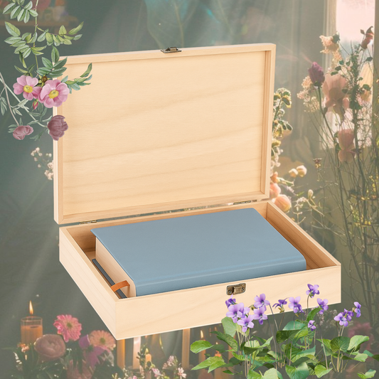 Wooden Keepsake Book Box | Rebind Safekeeping Box