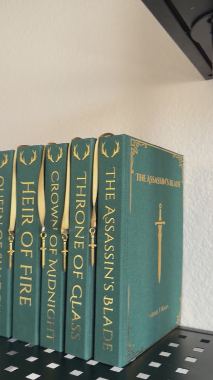 Throne of Glass Series by Sarah J Maas Full Rebound Set | Handmade Special Custom Editions