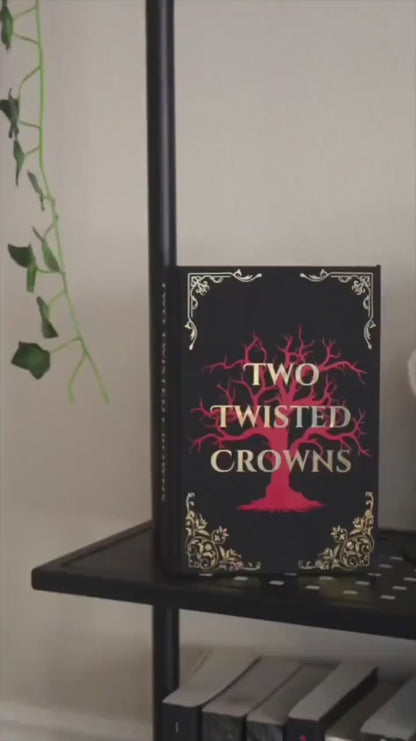 Shepherd King Duology Bookbinding Book Cover Set – One Dark Window & Two Twisted Crowns PNG + SVG Files for DIY Rebind