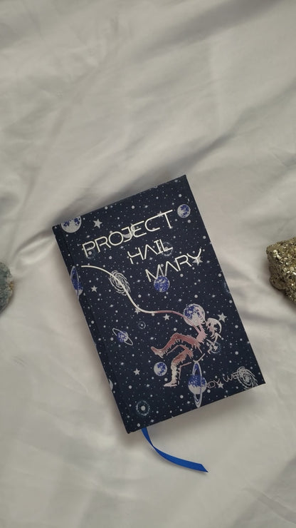Project Hail Mary by Andy Weir Special Custom Edition | Rebind, Handmade Rebound Book
