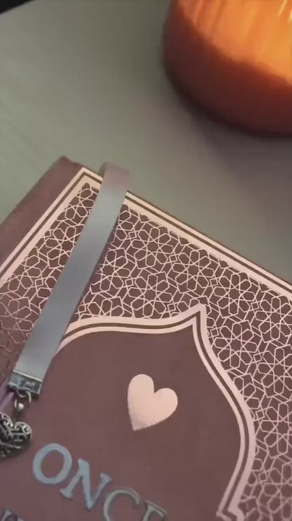 Once Upon a Broken Heart Bookbinding Book Cover PNG – Layered Front, Spine & Back Design for DIY Rebind