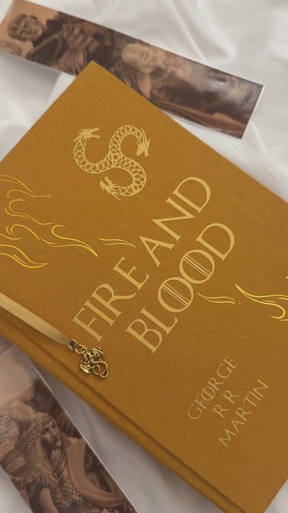 Fire and Blood by George RR Martin Rebind | Handmade, Custom Special Edition Book