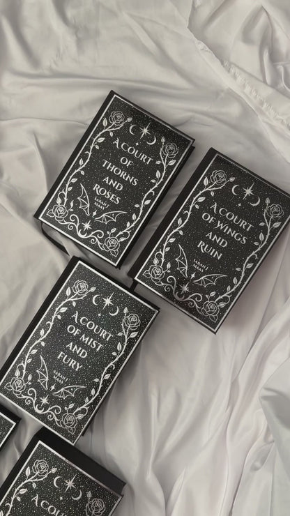 A Court of Thorns and Roses (ACOTAR) Series Set Rebinds | Handmade, Custom Special Edition, Rebound Books
