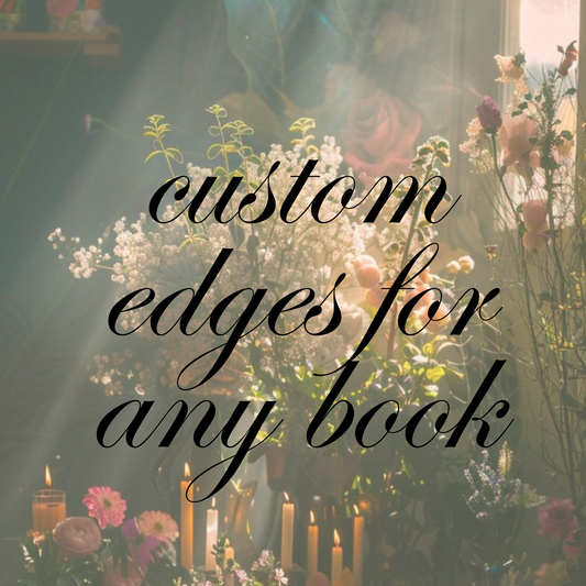 Custom Sprayed Edges for Any Book!